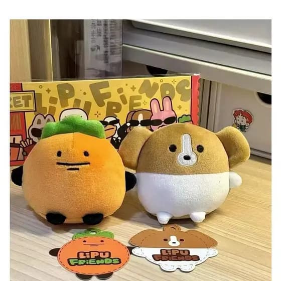 Siam Li Pu Friends Tanaka Zhang Tianzhong Chaveiro De Pelúcia Pegajoso Para Bolo De Arroz 10 Cm , Pingente De Bolsa Fofo
