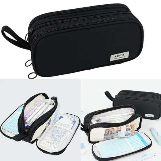Bolsa Prática Para Caneta , Estojo Grande Capacidade , Estética , Material De Escritório Escolar