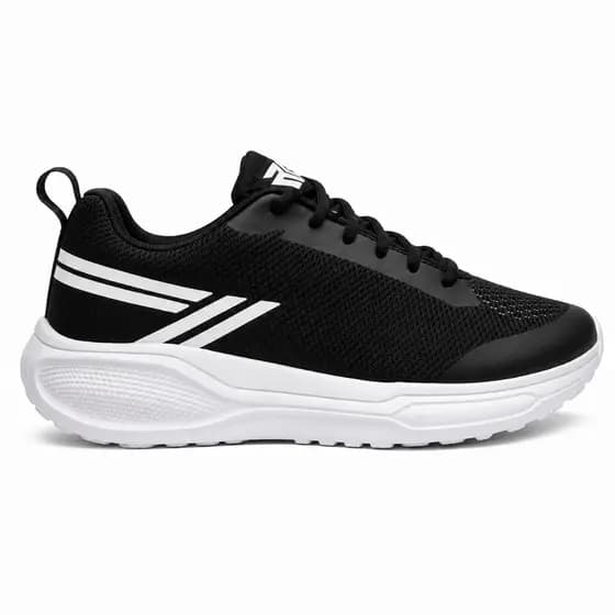 Tênis Corrida Academia Original RG Esportivo Masculino Feminino Confortável Caminhada Preto Branco