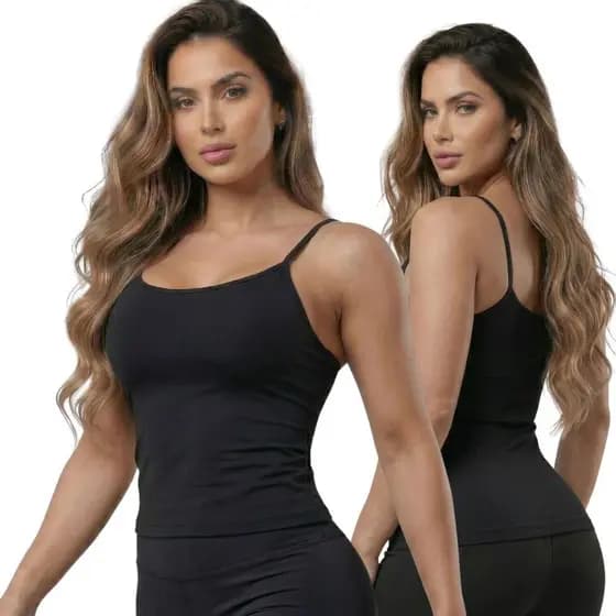 Regata Feminina Segunda Pele Regata Fitness Academia Blusa Básica Feminina Treino Caminhada Roupa Fitness