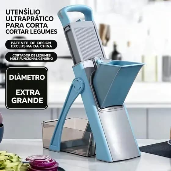 Fatiador Ralador Cortador De Legumes 5 Funções Multifuncional Verduras Frutas batata Chopper