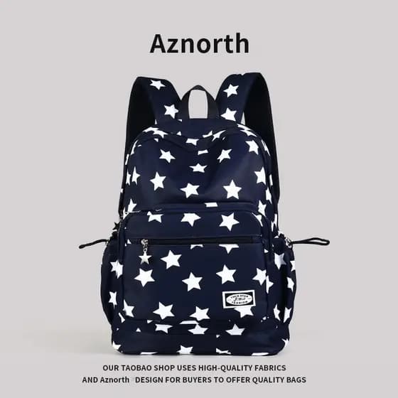 Azn novo produto mochila feminina júnior escola secundária estudante saco de escola grande capacidade Campus mochila de