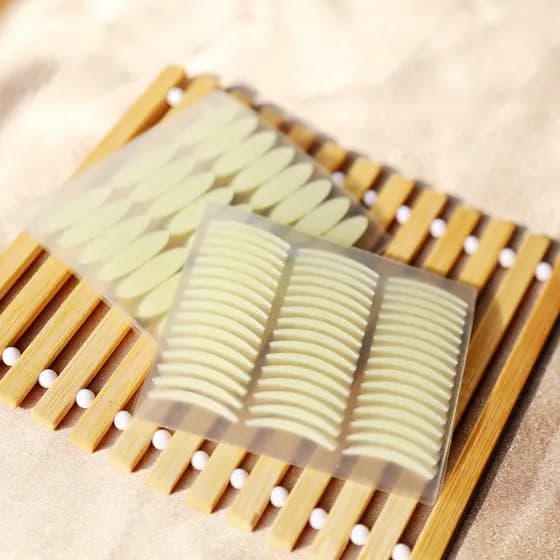 1008 adesivos dupla pálpebra adesivos invisível cor de carne Natural Traceless estilo fosco não reflexivo fita larga fin