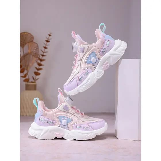 Bobo meninas sapatos esportivos outono 2026 novo estilo médio grande crianças couro à prova dwaterproof água meninas sap