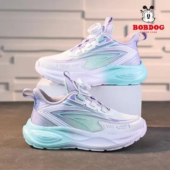 Bobo sapatos infantis para meninas 2026 primavera novo estilo malha respirável tênis de corrida grandes meninas sapatos