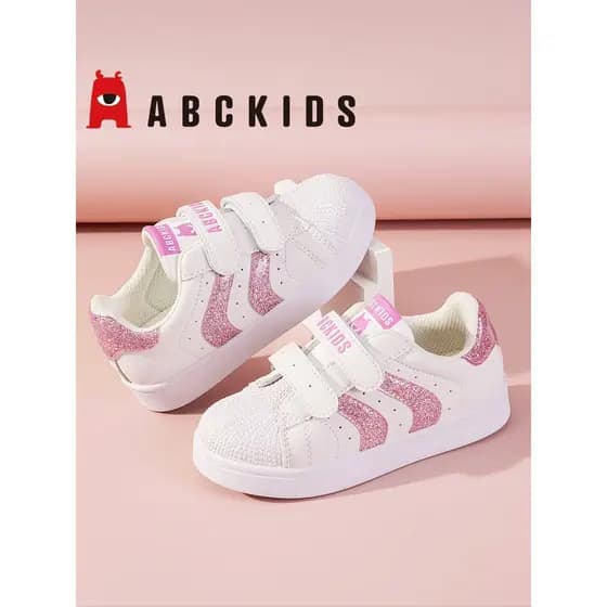 ABCKIDS Sapatos infantis para meninas primavera branca primavera outono meninas mostrar crianças concha Toe sapatos bran