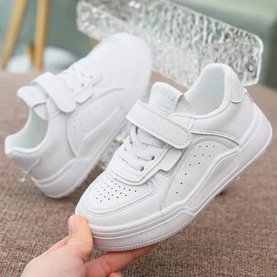 Sapatos infantis tênis infantis meninas sapatos brancos 2026 primavera novo estilo escola primária sapatos infantis casu