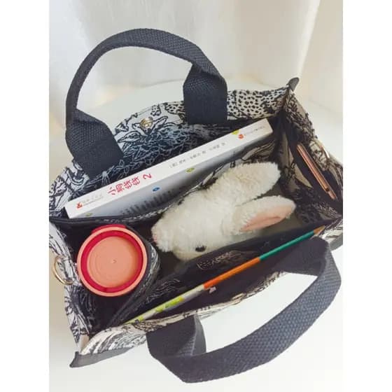Bolsa de lona à prova d'água de grande capacidade coreana, bolsa rígida para piquenique, sacola de mão de trabalho, lanc