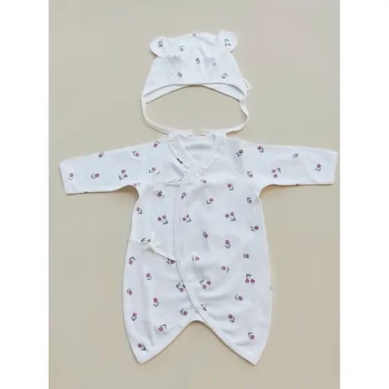 Recém-nascido puro algodão borboleta roupas masculino feminino bebê primavera outono inverno roupas de uma peça bebê 0-3