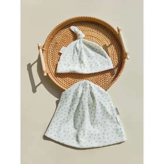 Ins estilo Retro Bowknot bebê puro algodão Fetal boné feminino Baotou mãe chapéu pai-filho chapéu moda All-Match Confin