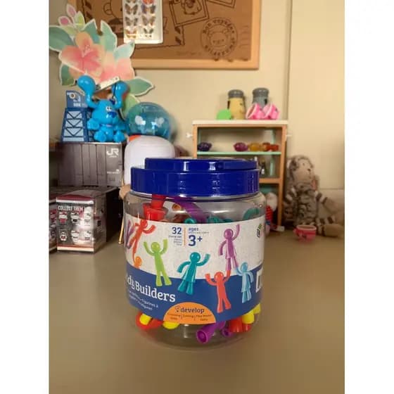 Conjunto de vilão tridimensional de aprendizagem americana, brinquedos educativos para crianças, bastão de contagem, aux