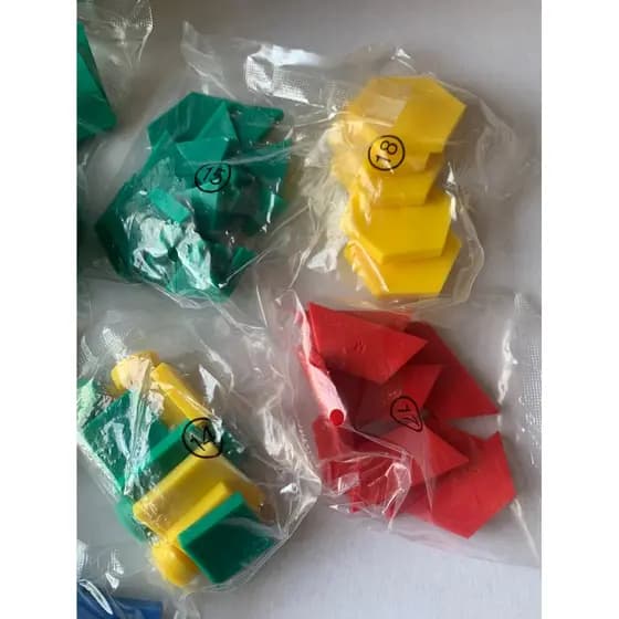 22 exportação comércio exterior plástico pequeno quadrado peça de contagem 1cm quadrado auxiliares de ensino dispositivo