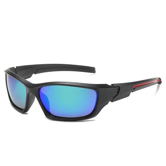 Novos óculos de sol esportivos ao ar livre na moda condução masculina anti-forte luz óculos de sol pequeno quadro anti-U