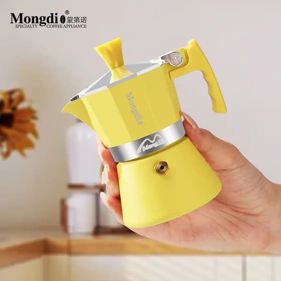 Mongdio Mongdio Cafeteira Doméstica Extrator de Espresso Mini Cafeteira Moka