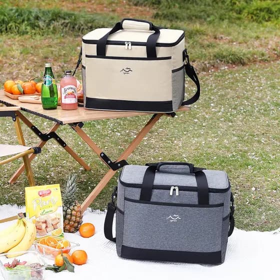 Novo saco de isolamento portátil ao ar livre piquenique saco de gelo acampamento fresco-mantendo almoço saco de grande c