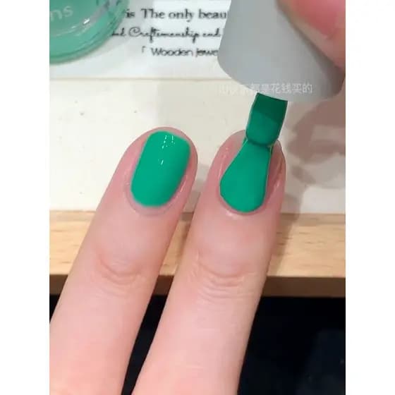 Elegante e fino BV verde é muito Premium!Cola para esmalte de Manicure Twomoons 2026 Novo estilo sem cozimento de secage