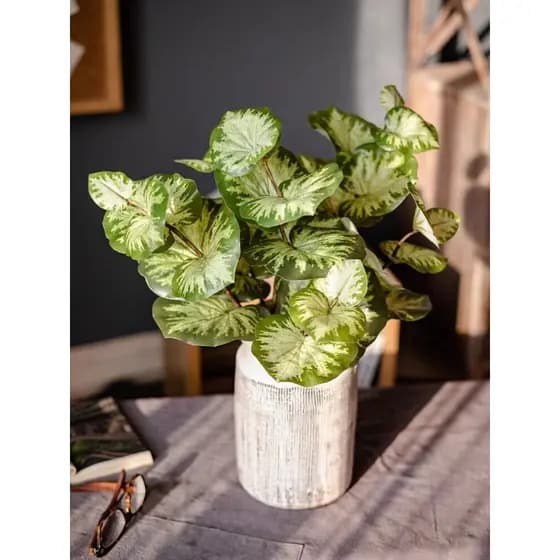 Juhan simulação planta verde folha de lótus série Mori moderna decoração Floral sala de estar janela casamento paisagism