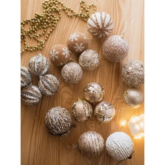 Juhan bola de neve acessórios da árvore de natal decoração pingentes encantos acessórios de natal decorações cena adereç