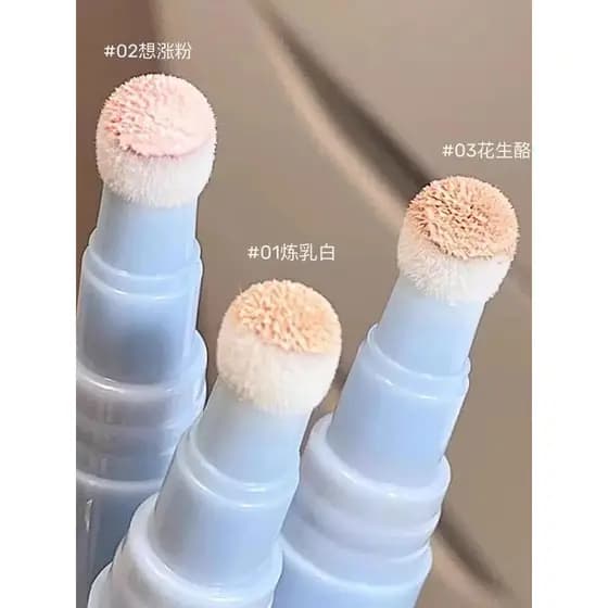 Vara creme corretivo iluminando caneta líquida rosto médio rosto iluminador olheiras corretivo esponja cabeça de longa d