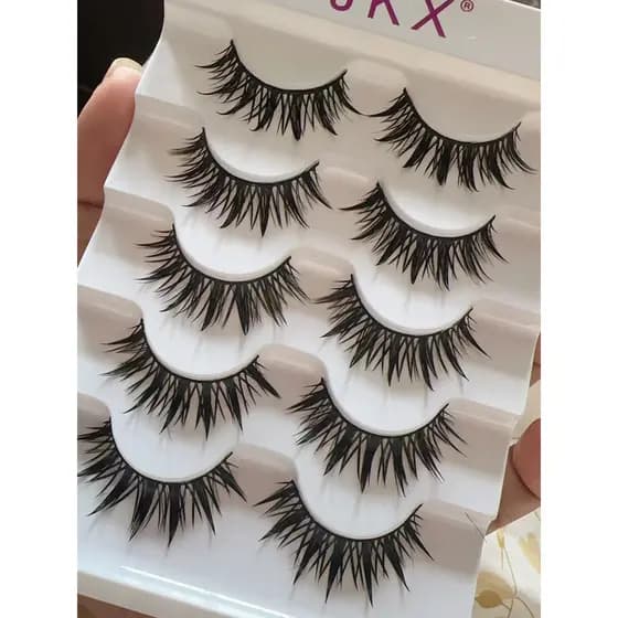 Linda loja de cílios enxertia mesmo estilo Cluster inteiro cílios postiços cômicos femininos simulação Natural cílios po