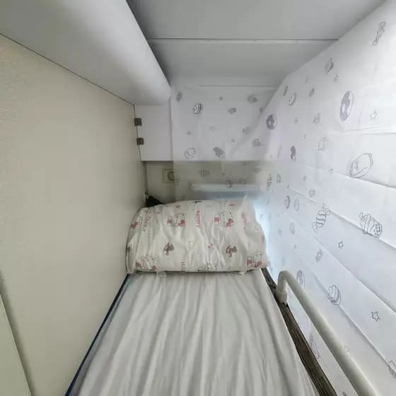 Trem descartável capa de cama cortina viagem superior inferior beliche duro macio cama Blackout cortina engrossado respi