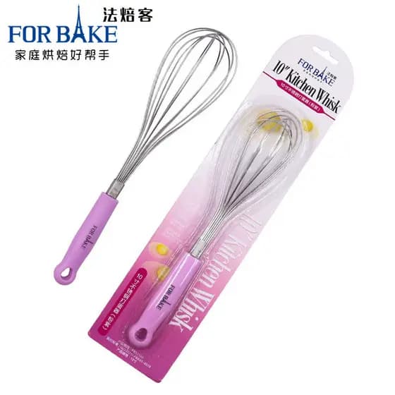 Batedor de ovos de aço inoxidável, padeiro francês, 33cm, aço inoxidável, Manual, batedor de ovos, misturador de cozinha