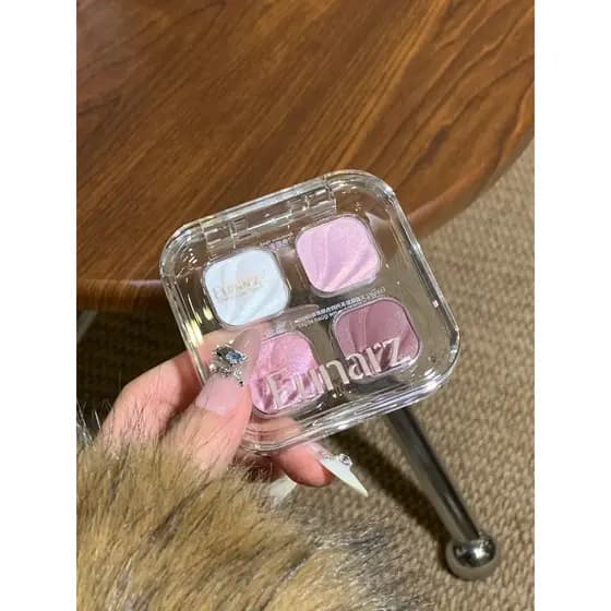 Roxo Fumado Frio Piscando!Postura Sombra 02 Cravo Lua Noite Paleta Diária Luz Maquiagem Pequeno Conveniente Rosa Produto