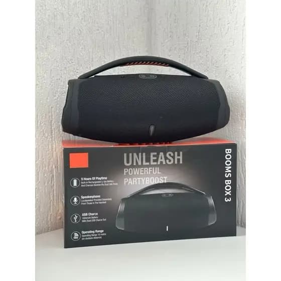 Caixa de som BOMBOX 3 GRANDE portatil radio fm e bluetooth