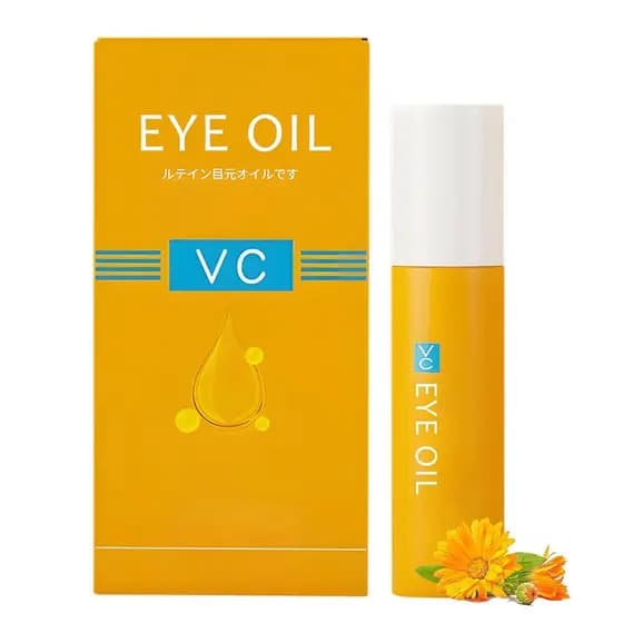 Óleo Sérum Antirrugas para Olhos com Vitamina C, Óleo Essência para Olhos com Luteína, Creme para Olhos com Luteína e Vi