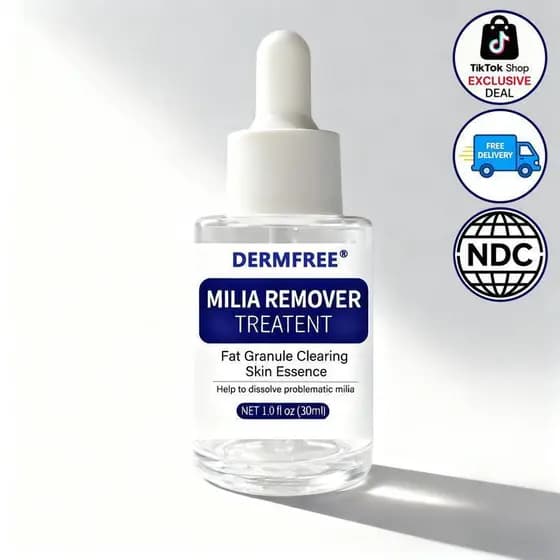 Sérum de Tratamento DermfreeMiliaRemover de Qualidade Premium 0,85 Oz com Ácido Salicílico e Glicerina para Reparação Ra