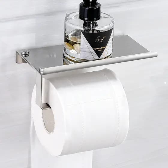 Suporte de tecido de aço inoxidável caixa de tecido higiênico Hotel rolo suporte de papel higiênico perfurado caixa de p