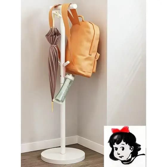 Exportado para o japão rack de casaco doméstico pólo único chão mochila rack gancho suporte estudantes do ensino fundame