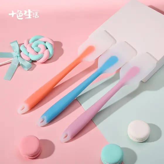 Ferramentas de cozimento, resistente a altas temperaturas, espátula de Silicone integrada, espátula de creme, espátula d