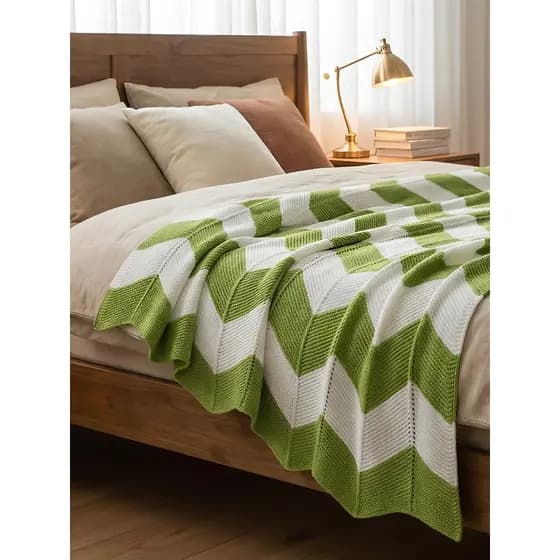 Quatro estações duas cores onda padrão oco malha cobertor quarto toalha de cabeceira b & b cobertor decorativo simples L