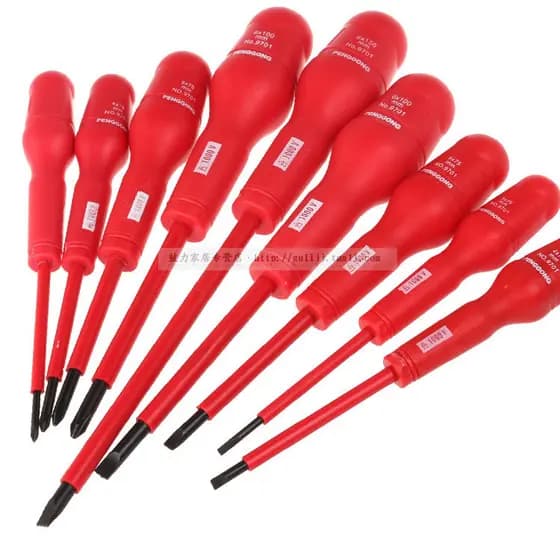 Pengggong 1.000V Resistente Isolamento de Alta Tensão Eletricista Chave de Fenda Chave de Fenda Parafuso de Instalação H