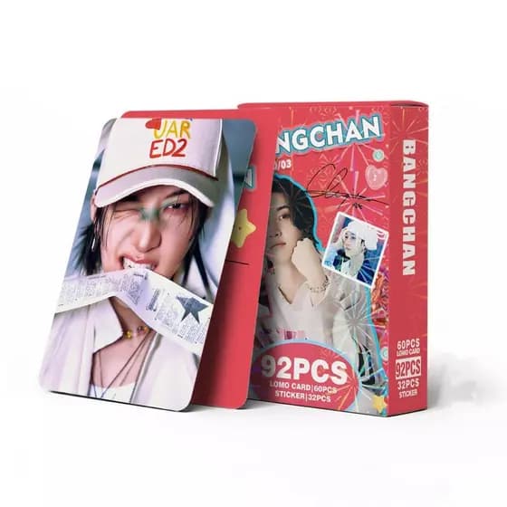 92 Unidades/Caixa Stray Kids SOLO BANGCHAN Photocards KPOP LOMO Cartão