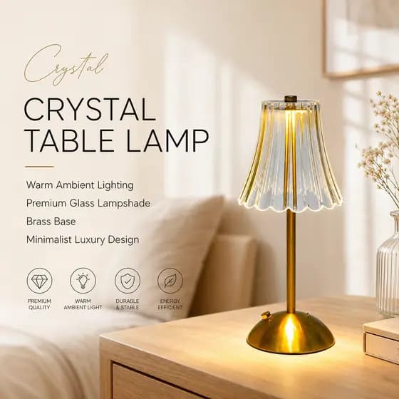 Lâmpada De Mesa LED Portátil Sem Fio De Toque Recarregável USB Decoração Quarto Luz Noturna Simples Abajur de Cabeceira