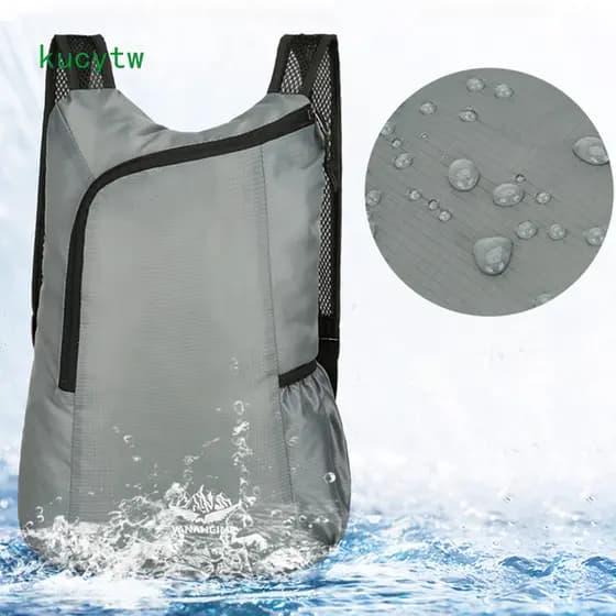 KW Mochila Leve De Caminhada Viagem Pequena Dobrável Camping Packable Para Mulheres Homens