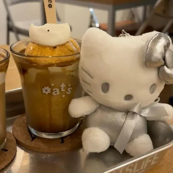Sanrio Hello Kitty prata boneca coreia coleção limitada novo estilo de pelúcia estilo bonito adequado para decoração moc