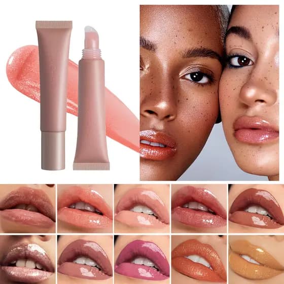 Maquiagem LACHAVA Espelho Líquido Laca Lip Gloss Perolado Fino Glitter Lip Glaze Melhorar Lip Gloss Batom AJHG