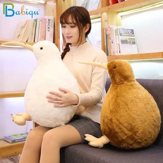 BOLONI Simulação Pássaros Boneca Crianças Realista Kiwi Pássaro Dos Desenhos Animados Travesseiro Brinquedos Zelândia Br