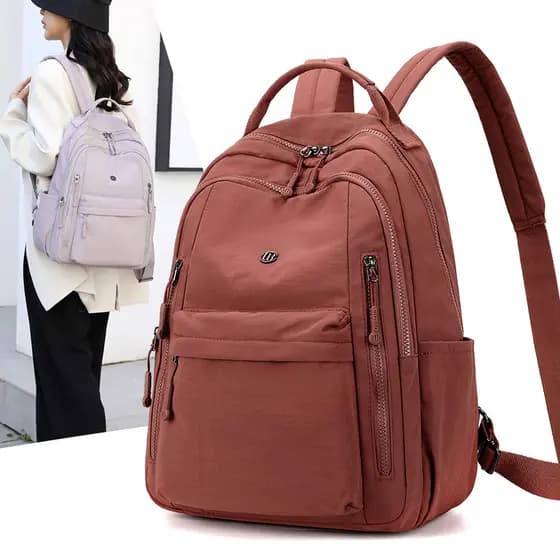 Mochila feminina 2025 novo estilo Oxford pano estudante do ensino médio mochila grande capacidade saco de escola júnior