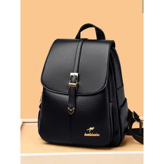 Mochila feminina 2026 novo estilo mochila moda mãe viagem All-Match Casual couro macio senhoras simples mochila