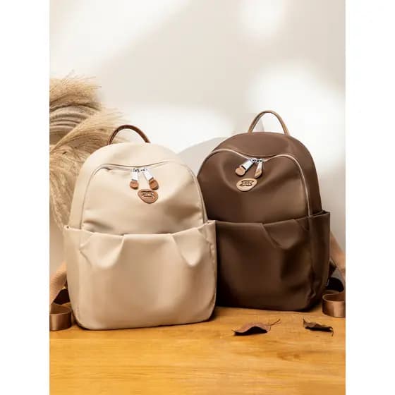 Puro pássaro mochila feminina novo estilo All-Match Commuter mochila de viagem de grande capacidade leve saco de viagem