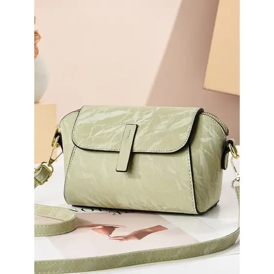 2026 Bolsa Feminina Simples Moda All-Match Shell Bag Primavera Verão Novo Estilo Chinês Retro Novo Estilo Chinês Bolsa M