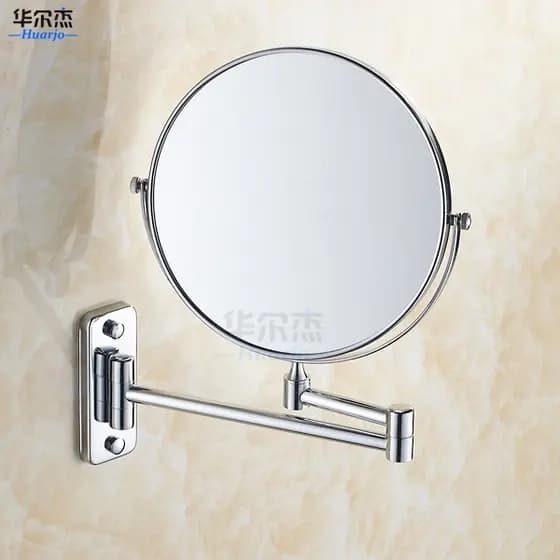 Espelho de beleza dobrável de cobre valsa 27cm espelho de maquiagem para banheiro 20cm espelho retrátil de parede H1600
