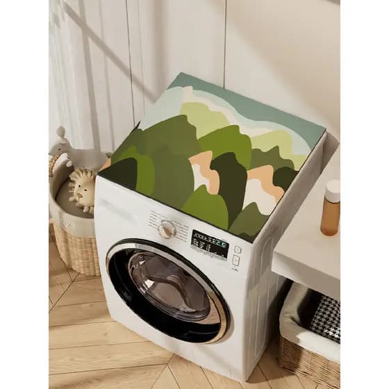Tipo de tambor máquina de lavar automática Anti-poeira capa de geladeira pano absorver água protetor solar sem enxágue t