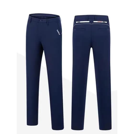 Calças de golfe masculinas verão estilo fino respirável de secagem rápida elástico não-passar confortável golfe Casual e