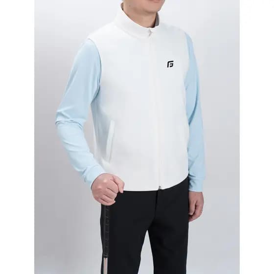 Primavera outono colete masculino de golfe colete sem mangas superior jaqueta esportiva outono inverno forro de lã mante