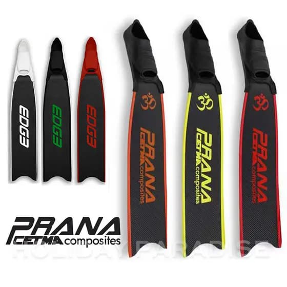 Itália CETMA PRANA Vidro Carbono/EDGE Fibra de Carbono Puro Mergulho Livre Barbatanas Longas Pesca Caça Barbatanas de Me